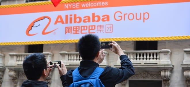 Alibaba Aktie News: Alibaba am Nachmittag tiefer