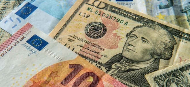 Darum gibt der Dollar zu Euro und Franken nach