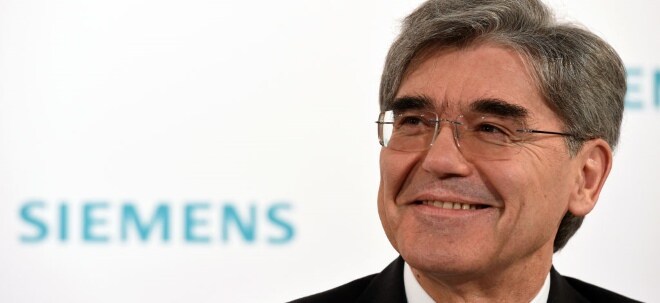 Siemens-CEO Kaeser hält Konzern an der Börse für unterbewertet - Aktie etwas fester