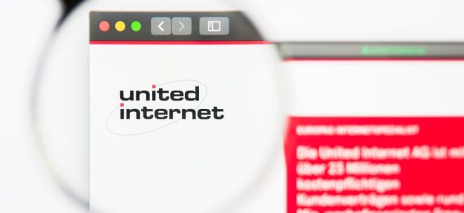 TecDAX-Titel United Internet-Aktie: So viel Verlust hätte ein Investment in United Internet von vor einem Jahr eingebracht